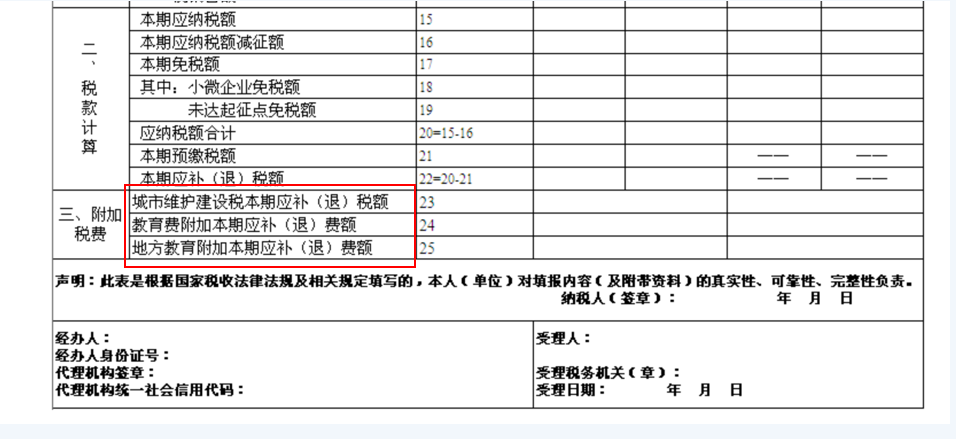 小规模纳税人新版增值税纳税申报表的填写(新加坡公司税务申报表填写)